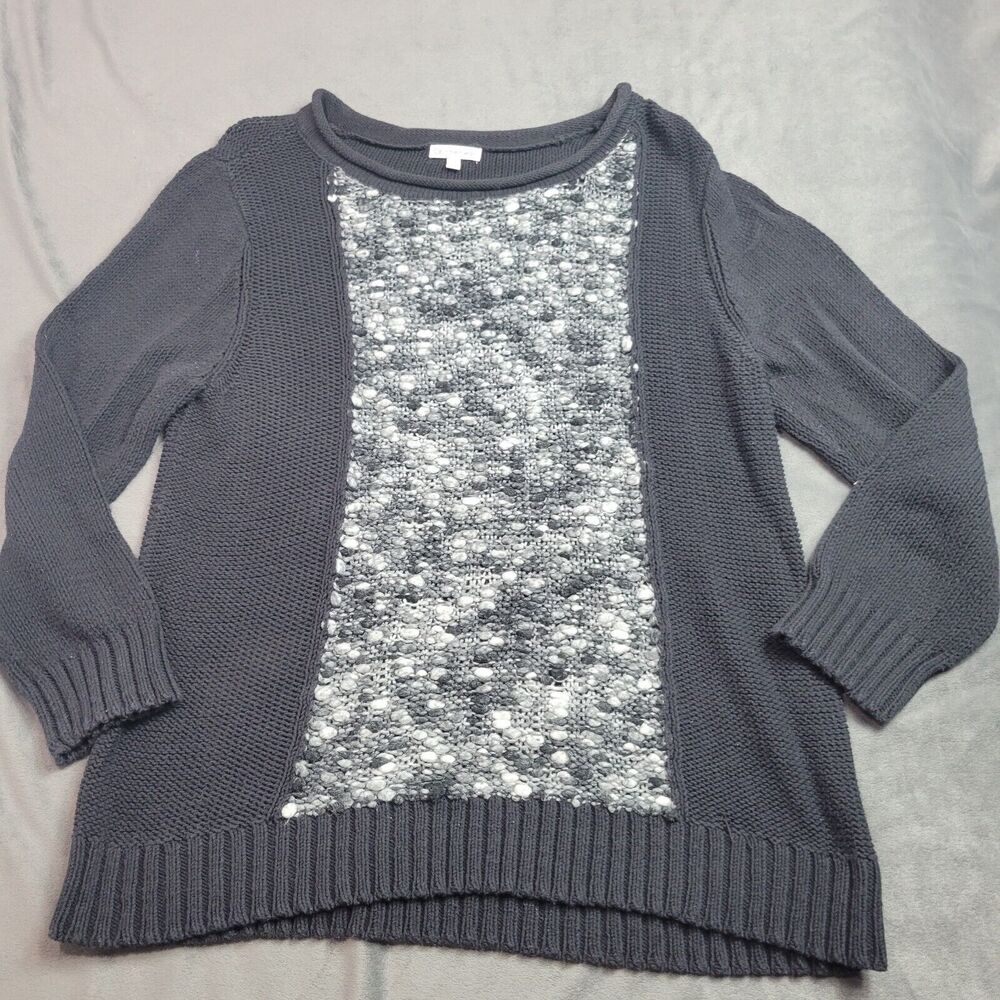 Whimsigoth Sweater Womens Size Large Duster Long Witchy Bell Sleeve Tie Front